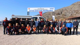 Amasyada AFAD eğitim parkuru kuruldu