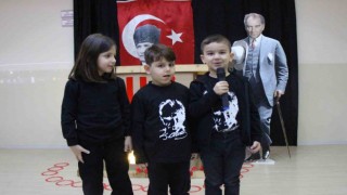 Amasyada anaokulu öğrencileri Atatürkü şiirlerle andı