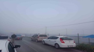 Antakyada sis etkili oldu