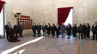 ANTGİAD üyeleri, Atatürkün 86. ölüm yıl dönümünde Anıtkabirde