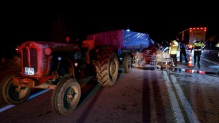 Edirne'de Traktörün Römorkuna Çarpan Sürücü Hayatını Kaybetti
