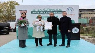 Arnavutköyde doğan her çocuk için bir ağaç yetişecek