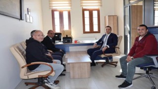Aslanapa Kaymakamı Sezai Demirciden veda ziyaretleri