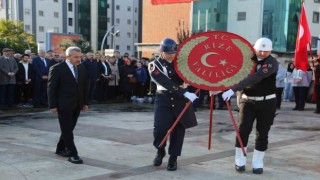 Atatürk Rizede törenle anıldı