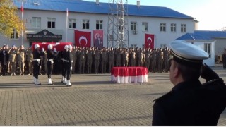 Atış eğitimi sırasında şehit olan polis için tören düzenlendi