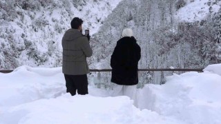 Ayder Yaylasından kar manzaraları