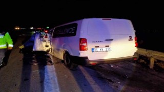 Aydın-Denizli Otoyolunda kaza: 1 ölü, 5 yaralı