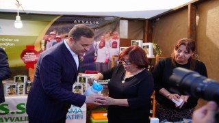 Ayvalık Belediyesi Üretim ve Pazarlama Kooperatifi ve Mahalleevleri festivalde büyük ilgi gördü