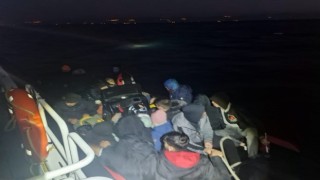 Ayvalıkta 12si çocuk 27 düzensiz göçmen yakalandı