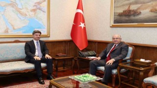 Bakan Güler, Türkiyenin Lusaka Büyükelçisi Dicleyi kabul etti