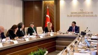 Bakan Kurum, Avrupa İmar ve Kalkınma Bankası Başkanını kabul etti