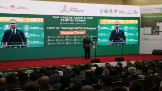 Bakan Yumaklı ve Bakan Kacır Şanlıurfada GAP Hassas Tarım 2. Faz Tanıtım Törenine katıldı