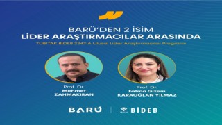 BARÜden 2 akademisyen “Lider Araştırmacılar” arasında yer aldı