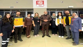 Başarılı sağlık çalışanlarına teşekkür belgesi