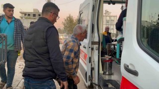 Başına kolon demiri düşen işçi yaralandı