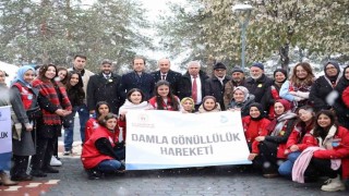 Başkan Arslan, gönüllü gençleri ağırladı