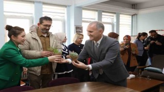 Başkan Tabandan öğrenciler; “şehri birlikte yönetelim”