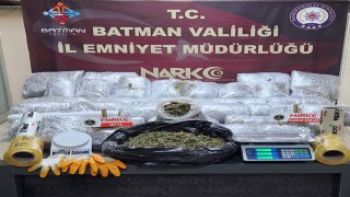 Batmanda 52 kilo 700 gram skunk ele geçirildi