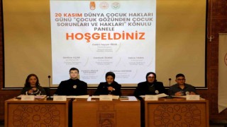 Bayburtta düzenlenen panelde çocuk panelistler kendi haklarını savundular
