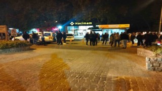 Bayramiçte bir kişinin öldüğü silahlı saldırı anı kameraya yansıdı