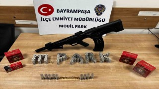 Bayrampaşada dehşet anları kamerada: Uzun namlulu silahla defalarca havaya ateş açtı