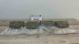 Bingölde 2 kilo 86 gram skunk ele geçirildi
