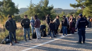Çanakkalede 27 kaçak göçmen yakalandı