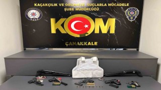 Çanakkalede silah ticareti yapan 3 şüpheli tutuklandı