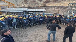 Çayırhanda 500 madenci eylem başlattı