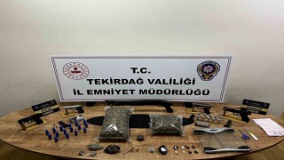 Çorluda uyuşturucu ve kaçakçılık operasyonuna 2 tutuklama