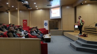 Çorum Belediyesi personeline iş güvenliği eğitimi