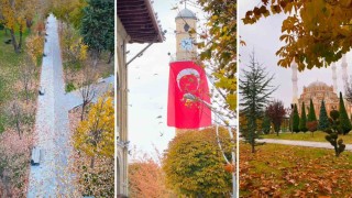 Çorumdaki en güzel sonbahar görüntüsünü çekebilmek için yarıştılar