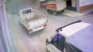 Çorumdaki patlama güvenlik kamerasına yansıdı
