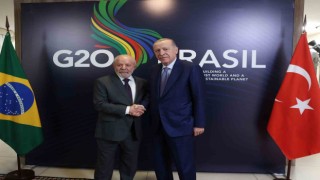 Cumhurbaşkanı Erdoğan, Brezilya Devlet Başkanı Lula Da Silva ile görüştü