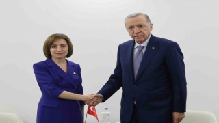 Cumhurbaşkanı Erdoğan, Moldovalı mevkidaşı Sandu ile görüştü