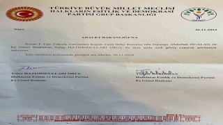 DEM Parti terörist başı Öcalan ile görüşmek için Adalet Bakanlığına yazılı başvuru yaptı