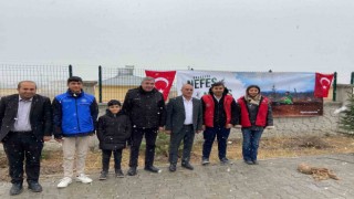 Diyadinde fidanlar toprakla buluştu