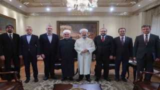 Diyanet İşleri Başkanı Erbaş, Sırbistan İslam Birliği Meşihatı Başkanı Dudiç ile bir araya geldi