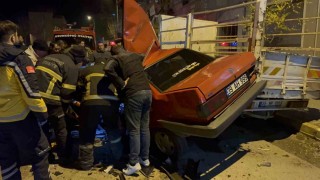 Edirnede zincirleme trafik kazası: 1 Yaralı
