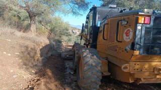 Efeler Belediyesi kırsal mahallelerde yol çalışmalarını sürdürüyor