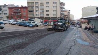 Eğimli yollar tıraşlanarak güvenli hale getirildi