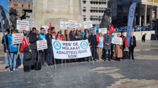 Eğitim Gücü Senden mülakat mağduru öğretmenler için basın açıklaması