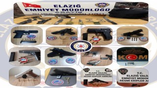 Elazığda ruhsatsız tabanca ve tüfek taşıyan 16 şahıs yakalandı