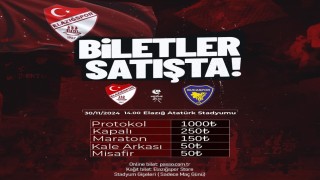 Elazığspor - Bucaspor 1928 maçı biletleri satışta
