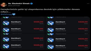 Elmalıdan öğrencilere ulaşım desteği