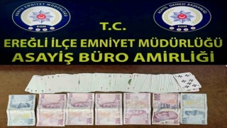 Ereğlide kumar oynayan 11 kişiye idari ceza uygulandı