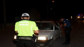 Erzincanda alkollü sürücülere sıkı denetim