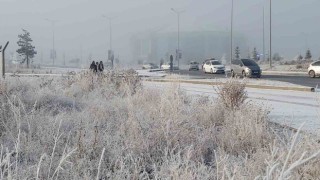 Erzurumda kış lastiği zorunluluğu başladı