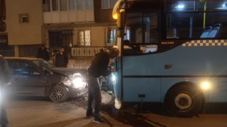 Erzurumda trafik kazası: 1 yaralı