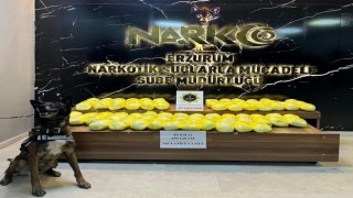 Erzurumdaki uyuşturucu operasyonunda 80 kilo metamfetamin ele geçirildi